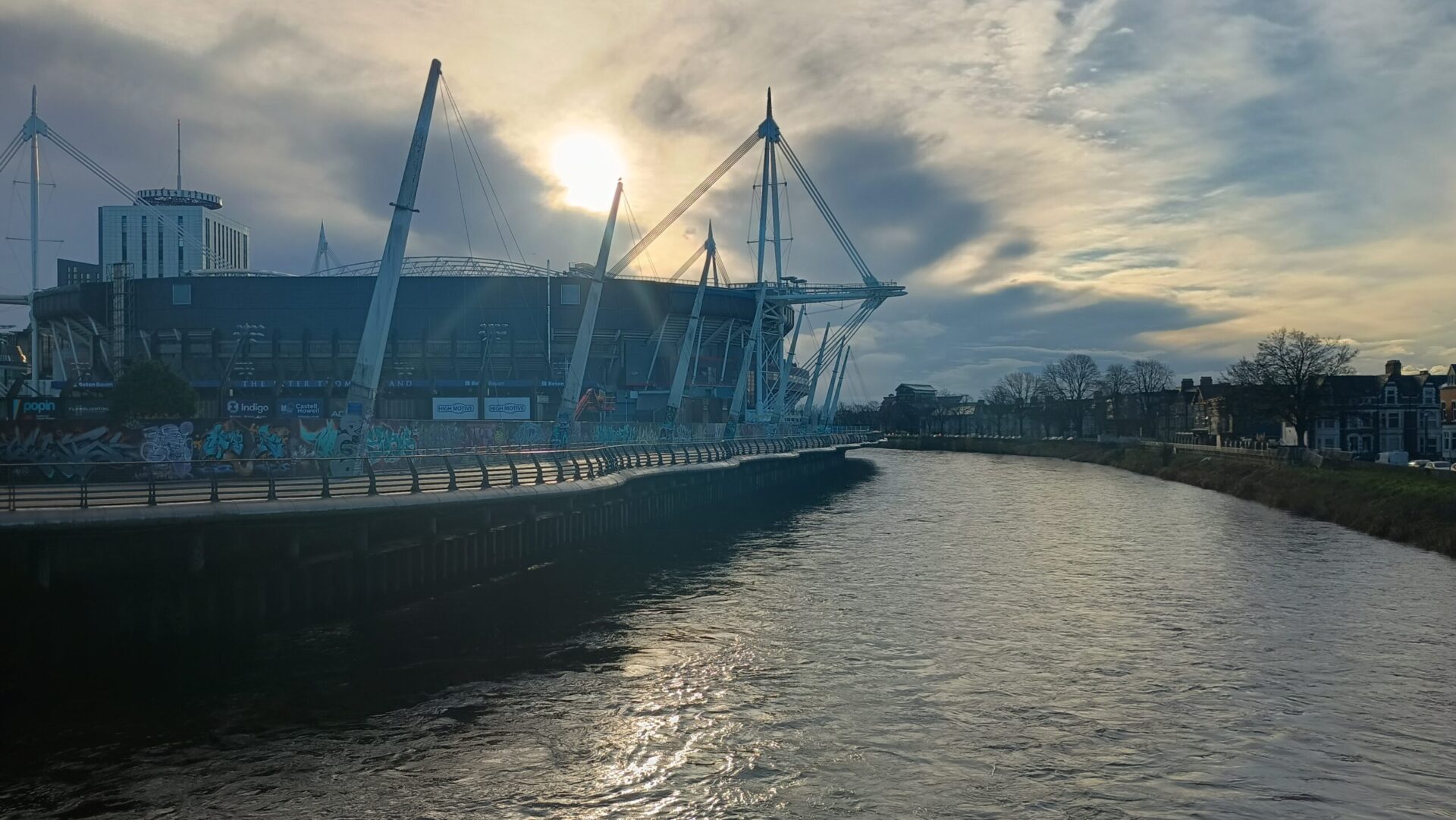Image of Millennium Walkway in Cardiff city centre