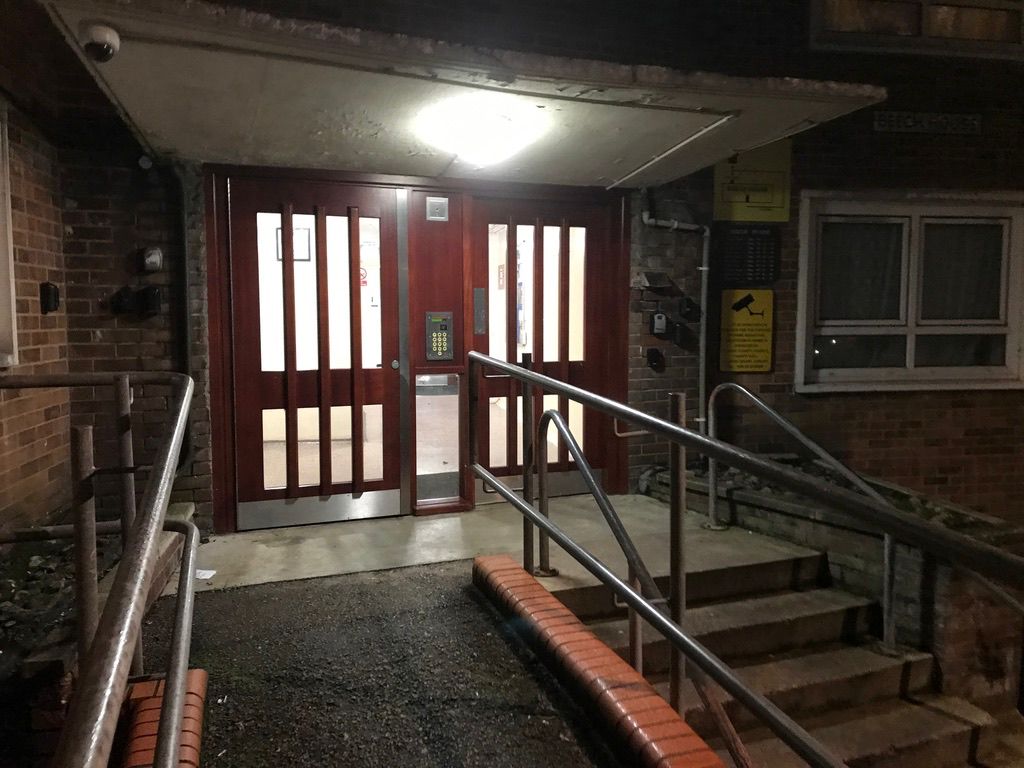 Image of the front door at Beech House