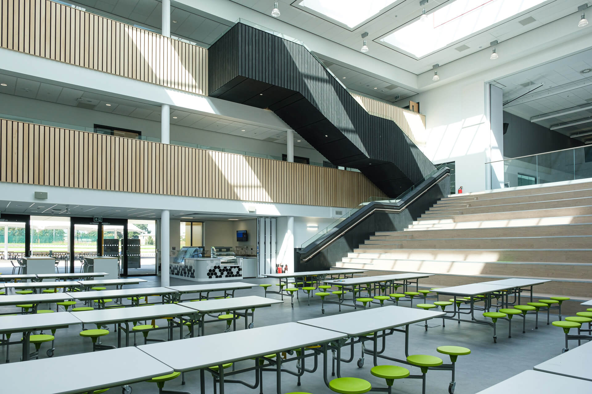 Image of the canteen area at Fitzalan High School