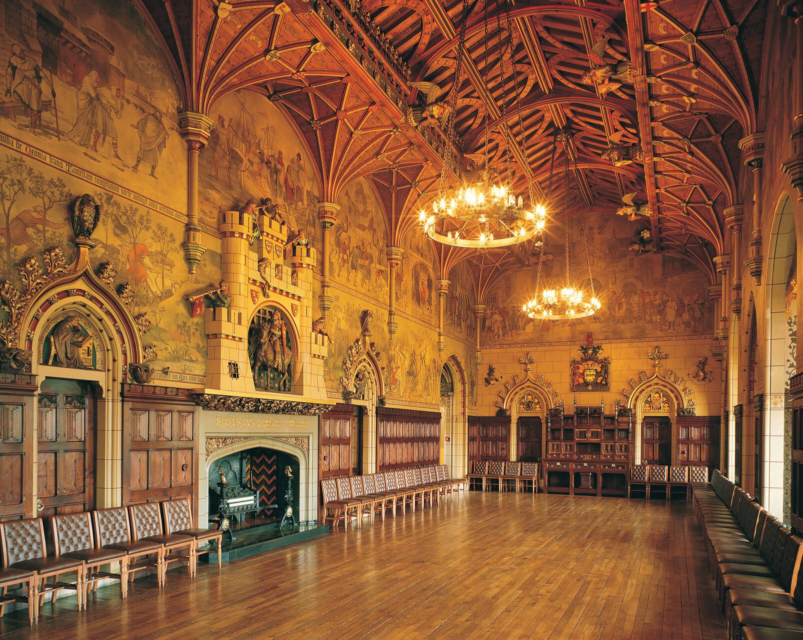 Image of the Banqueting Hall at Cardiff Castle