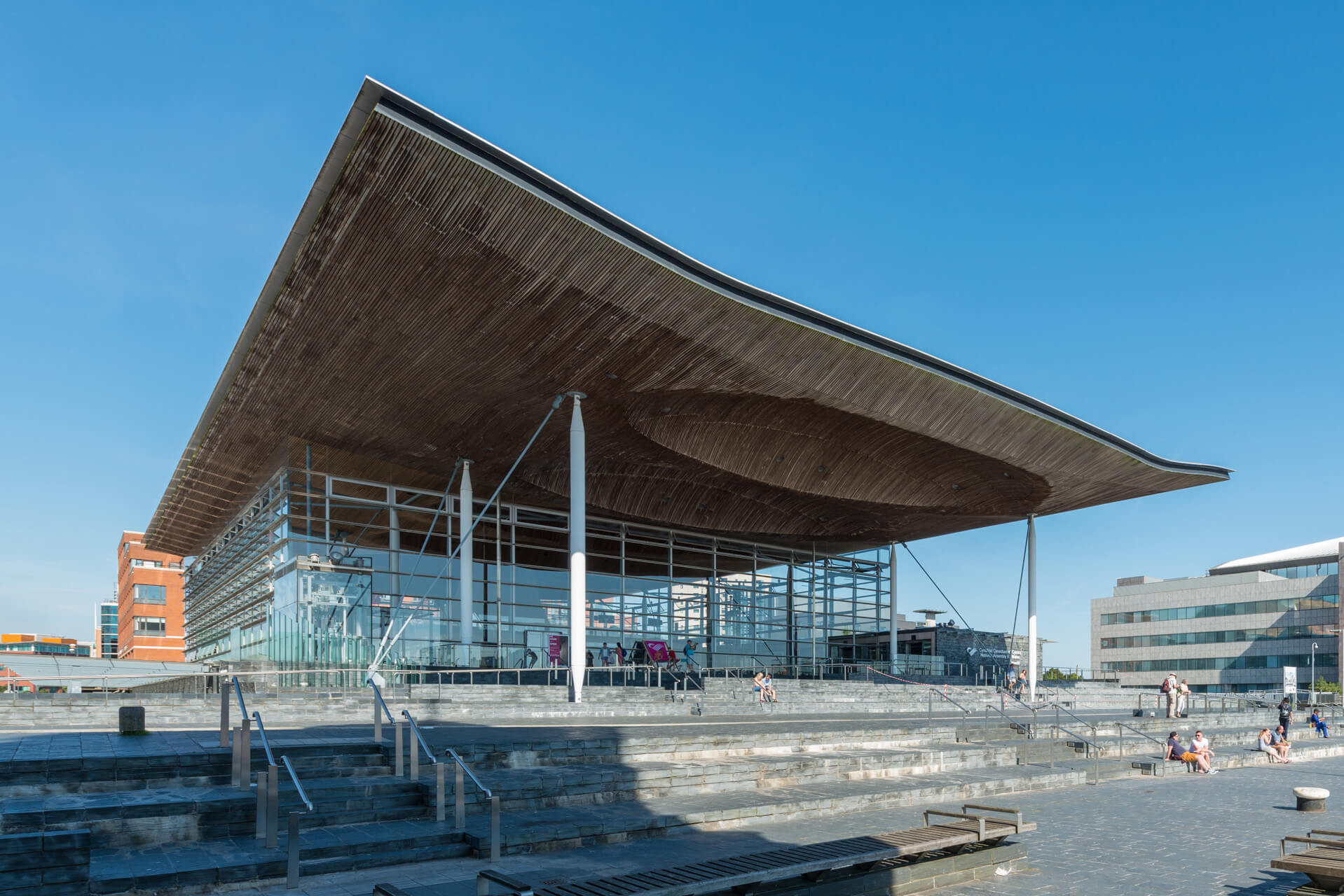 Image of the Senedd in Cardiff Bay